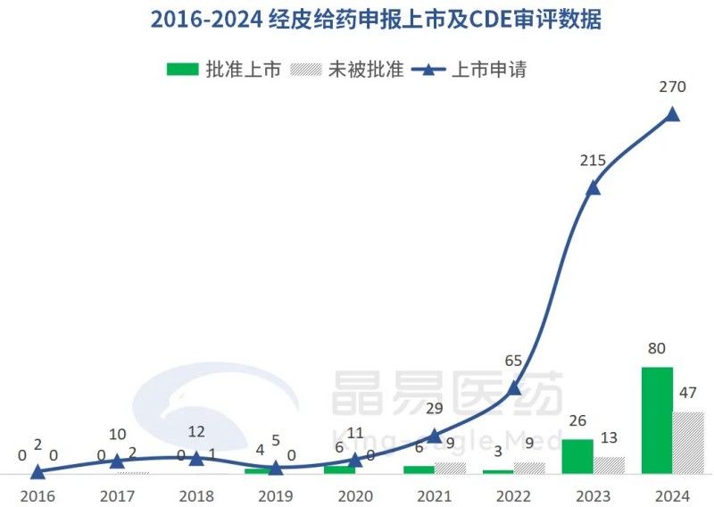 2024年CDE申報數據盤(pán)點(diǎn)：經(jīng)皮給藥行業(yè)熱點(diǎn)與未來(lái)趨勢解析